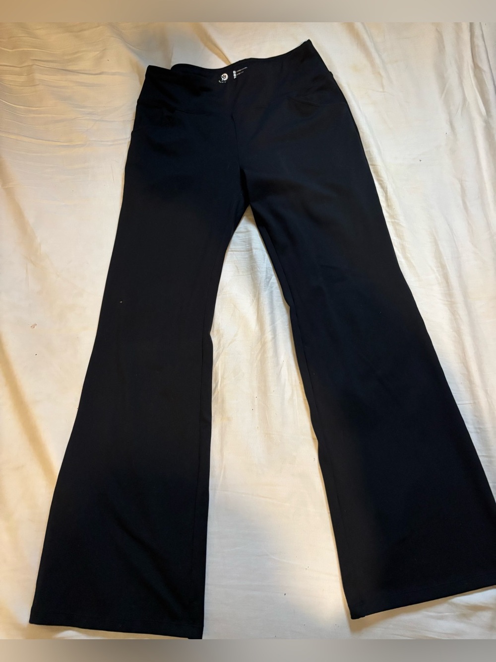 Black Women's Flare Pants - Classic Pull-On Style